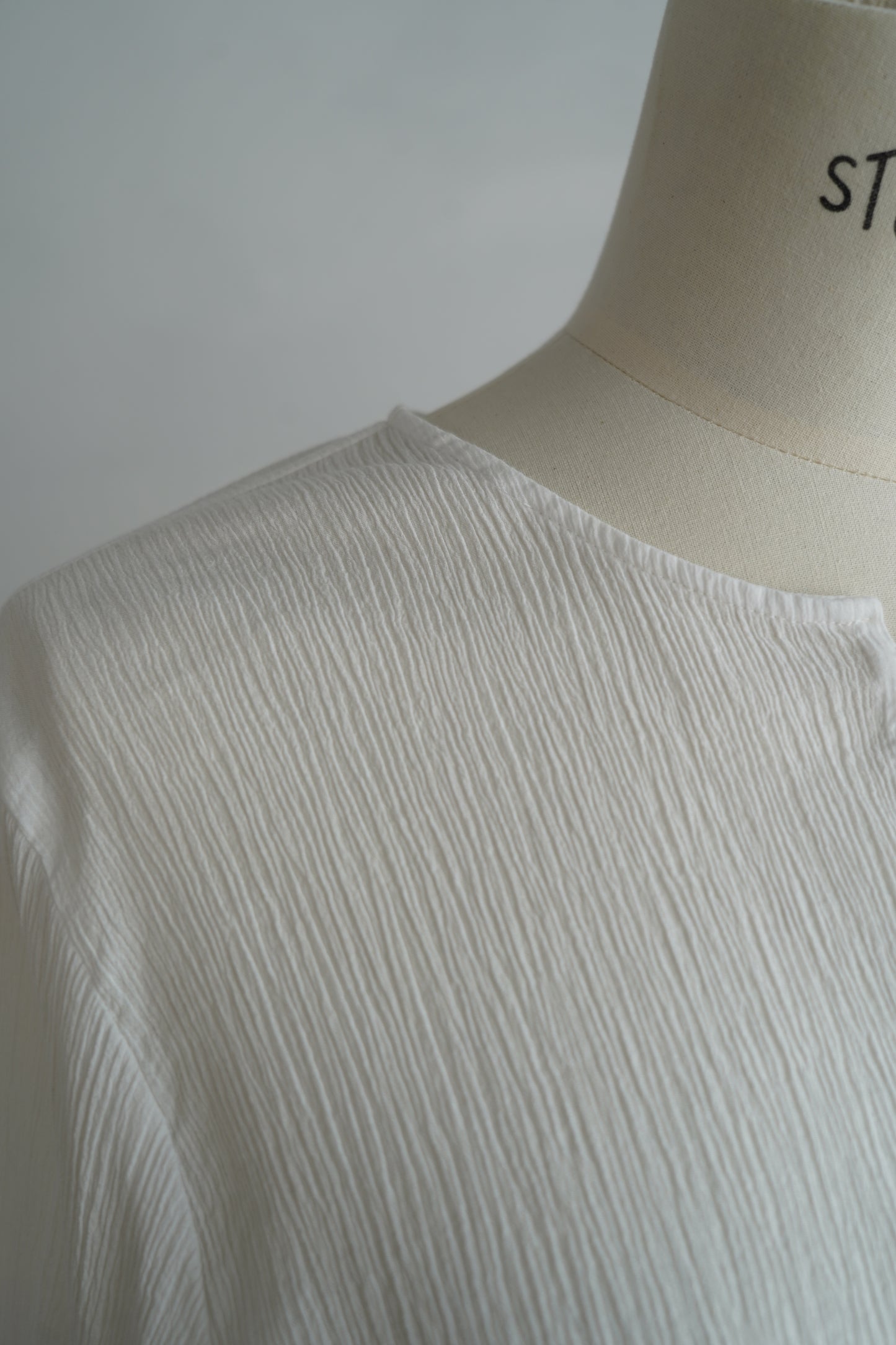 Ripple Cape Top / WHITE