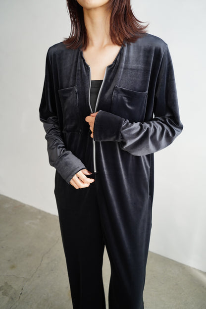 Velour All in one / BLACK