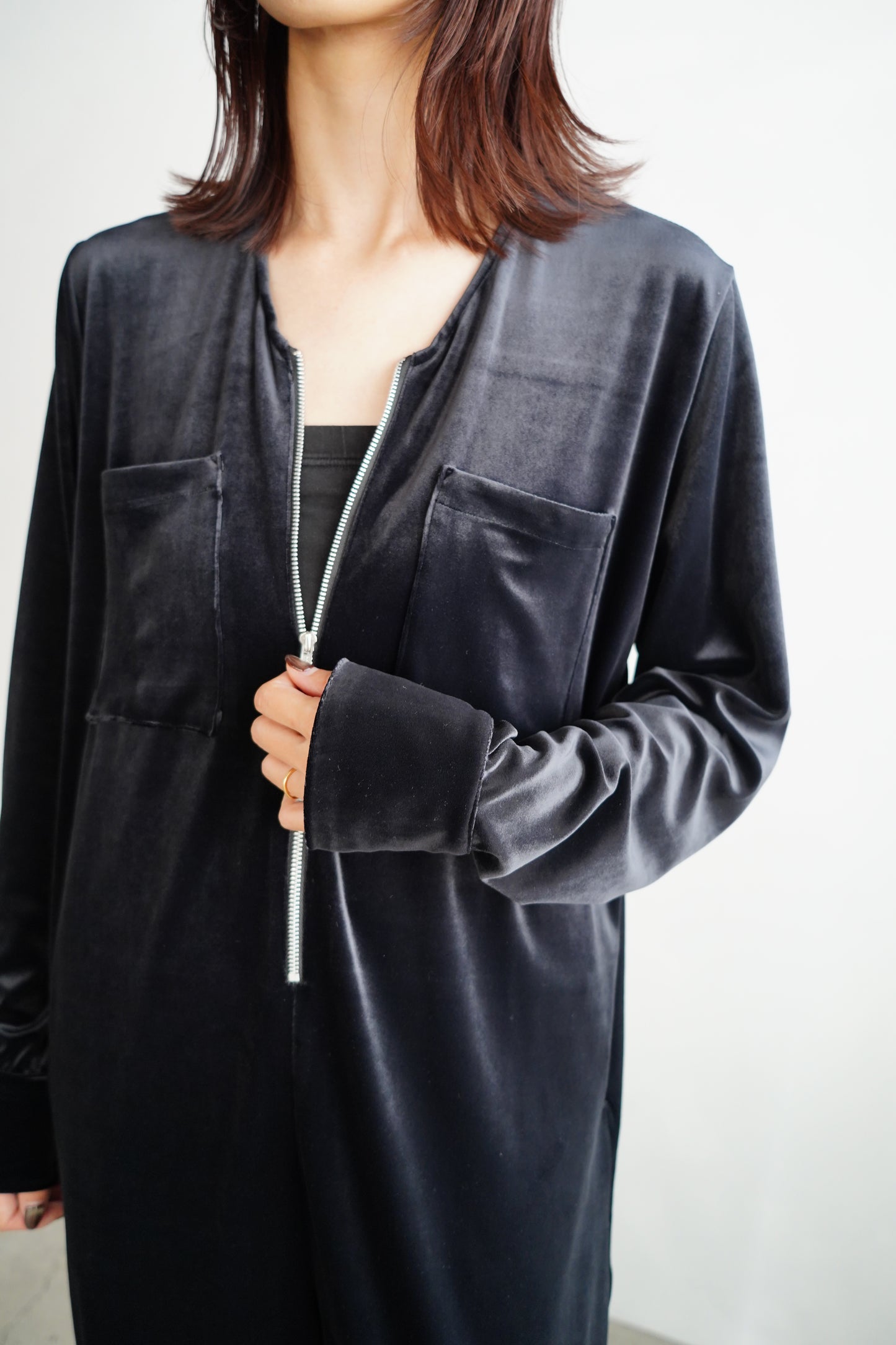 Velour All in one / BLACK