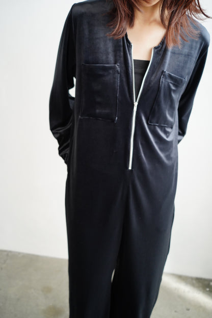 Velour All in one / BLACK
