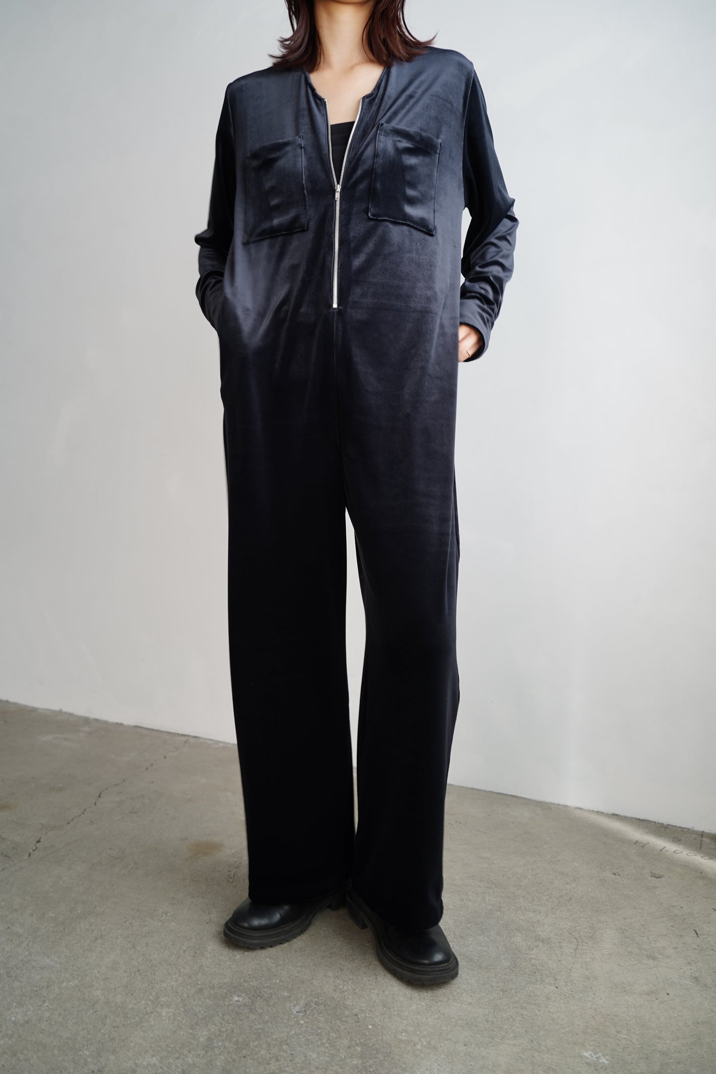 Velour All in one / BLACK