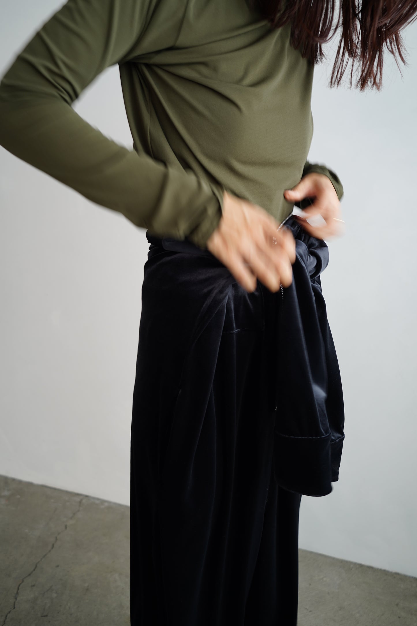 Velour All in one / BLACK