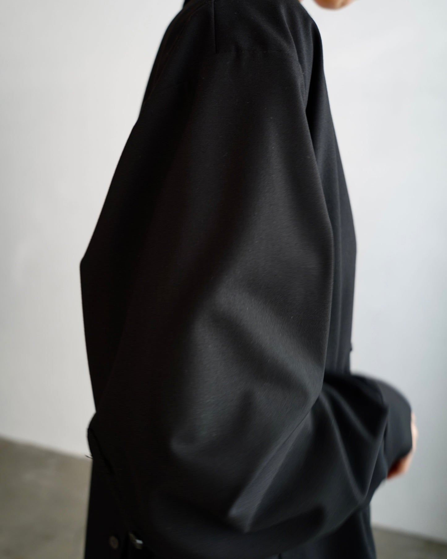 Side Button Shirts / BLACK -10月17日発送-