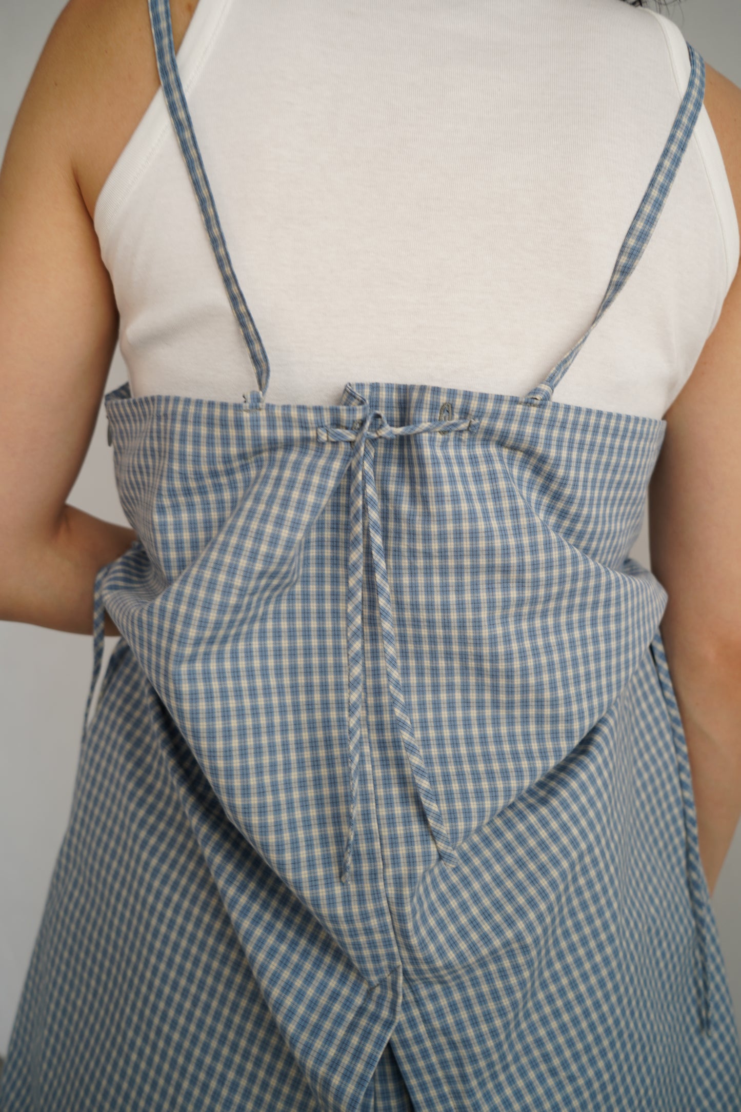 Check Cami / BLUEWHITE -6月25-30日発送-