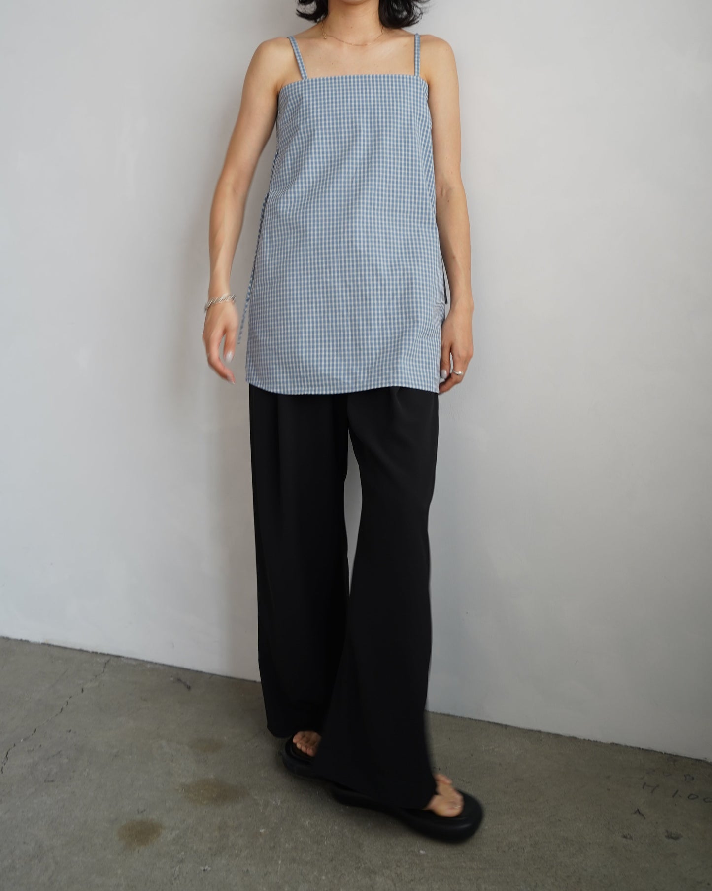 Check Cami / BLUEWHITE -6月25-30日発送-