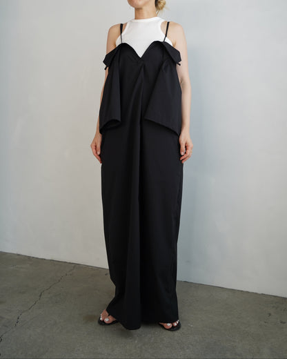 Typewriter Arrange Dress / BLACK -6月25-30日発送-