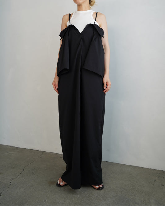 Typewriter Arrange Dress / BLACK -6月25-30日発送-