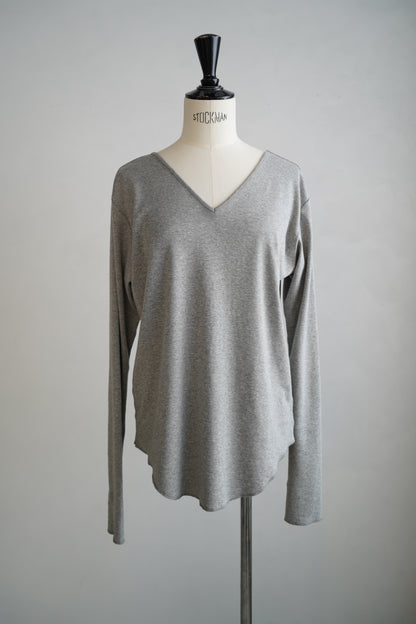 Vneck Cutsew / GRAY -3日以内発送-