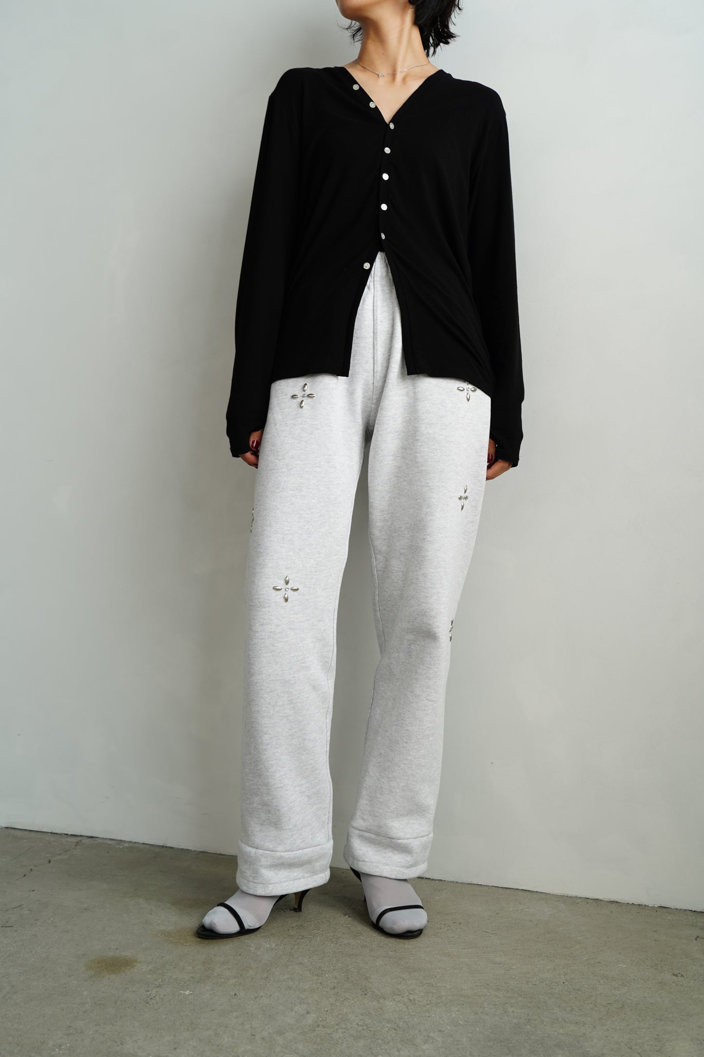 Bijou Sweat Pants / GRAY -12月5日発送-