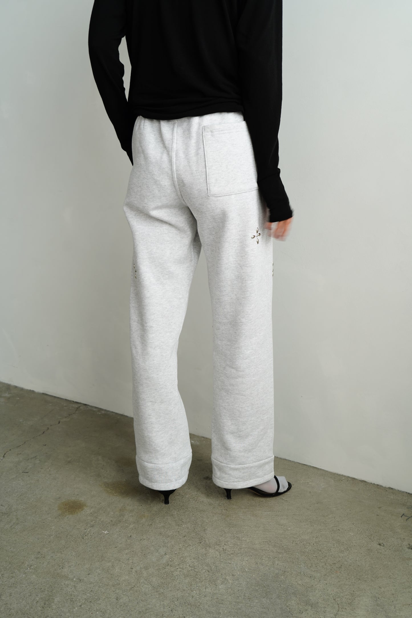 Bijou Sweat Pants / GRAY -12月5日発送-
