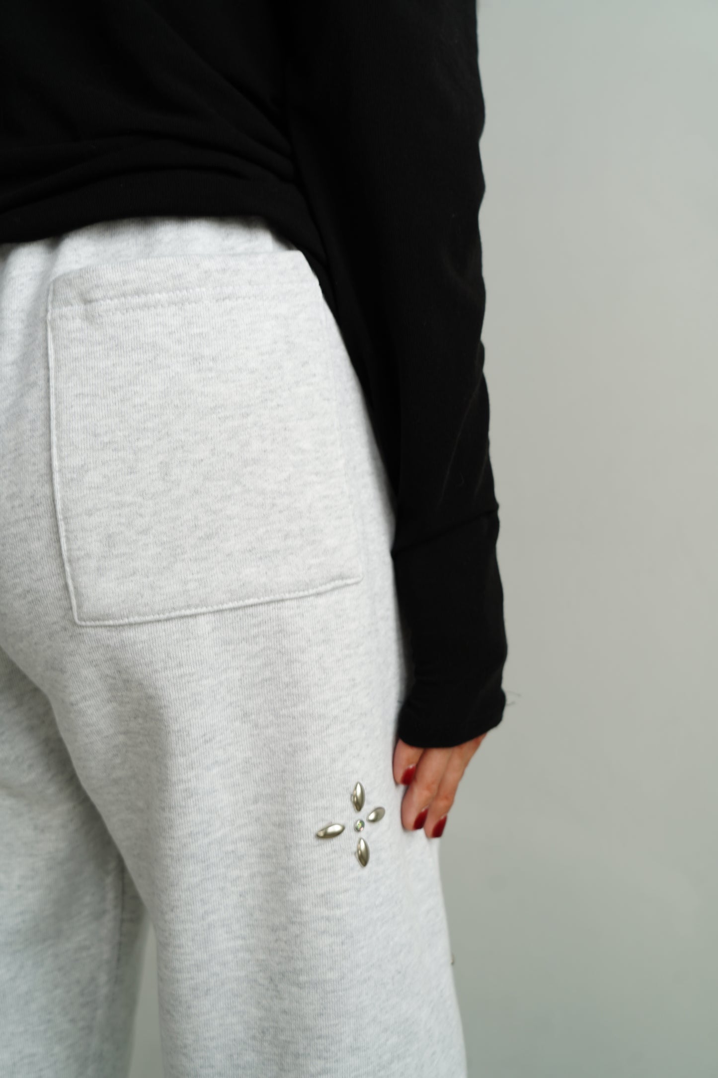 Bijou Sweat Pants / GRAY -12月5日発送-