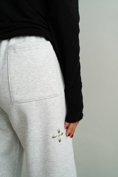 Bijou Sweat Pants / GRAY -12月5日発送-