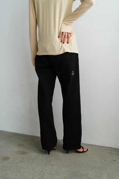 Bijou Sweat Pants / BLACK -11月22日発送-