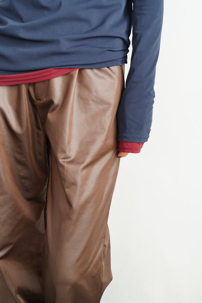 Arti Leather Pants / BROWN -10月25-31日発送-