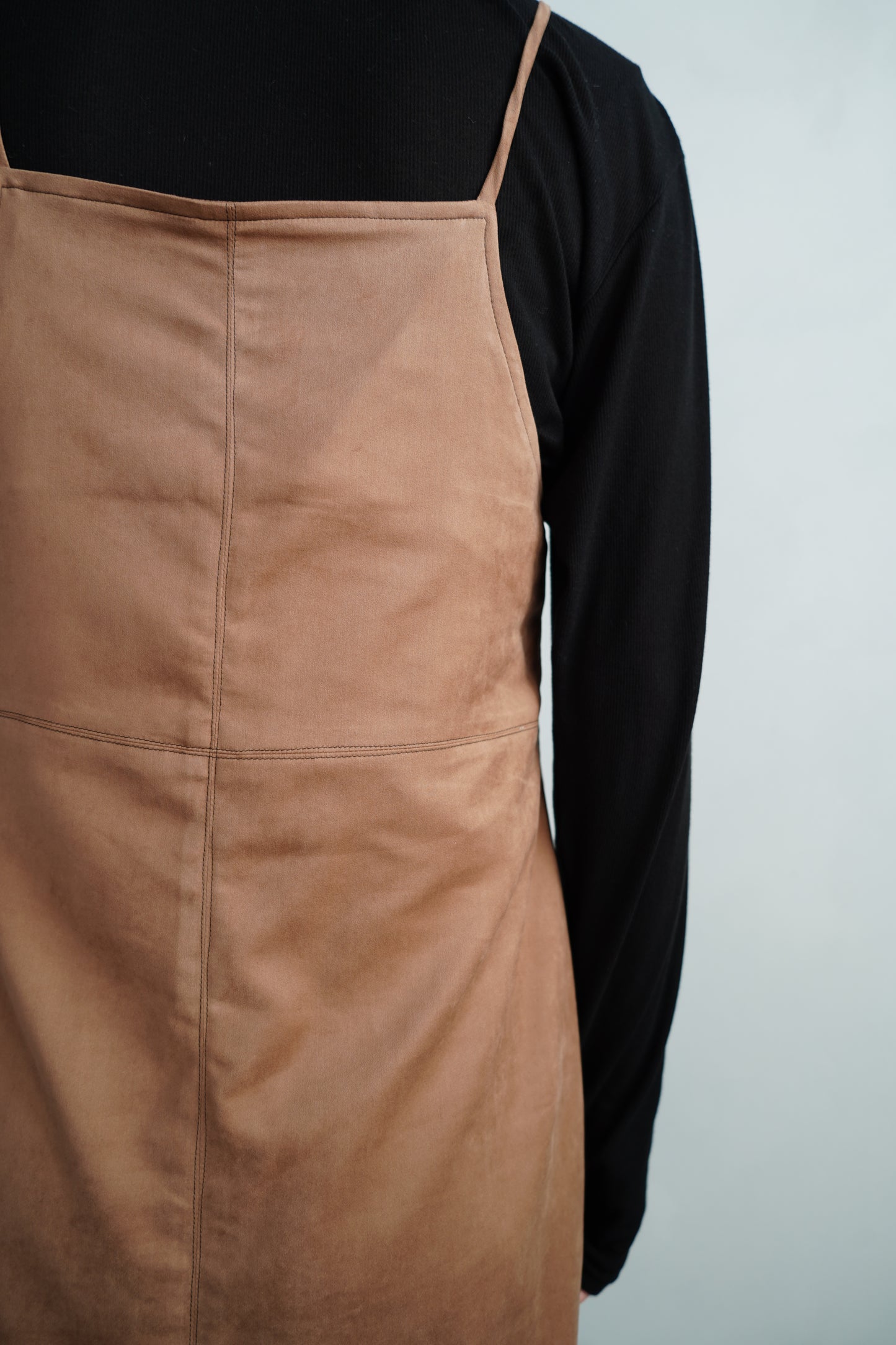 Soft Suede Dress / BROWN -10月20-25日発送-