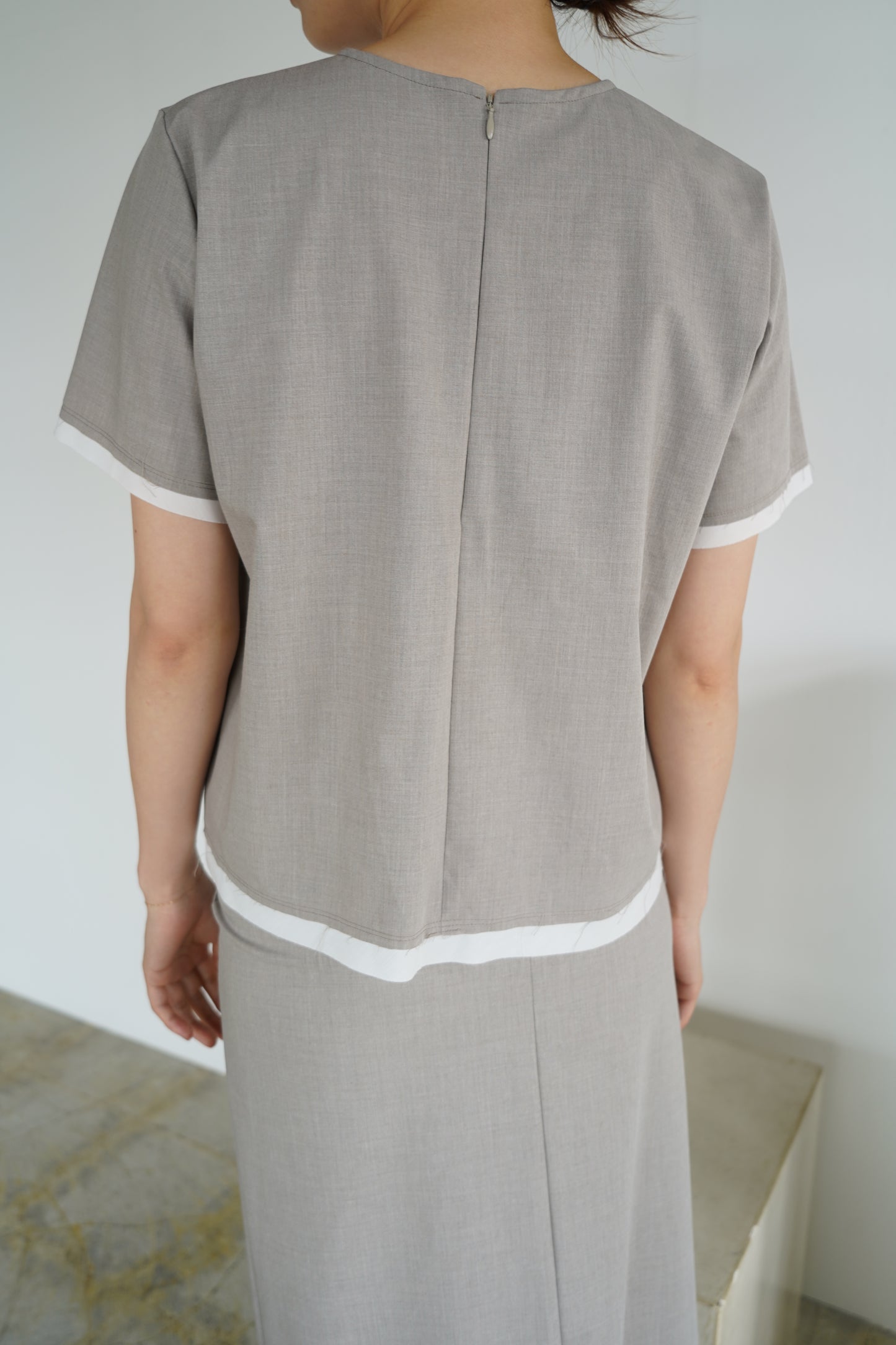Essential Half Top / BEIGE -7月10-15日発送-