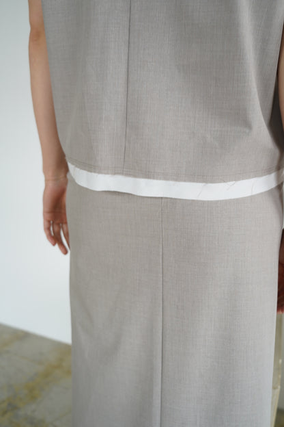 Essential Half Top / BEIGE -7月10-15日発送-
