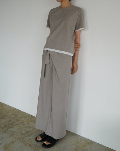 Essential Half Top / BEIGE -7月10-15日発送-