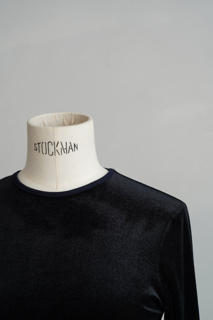 Velour Pullover / BLACK