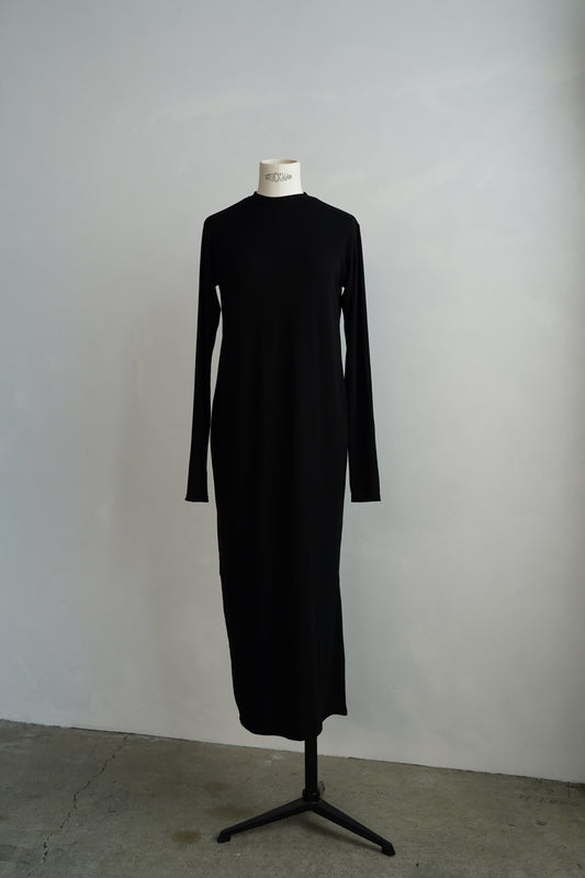 Smooth Sheer Onepiece / BLACK