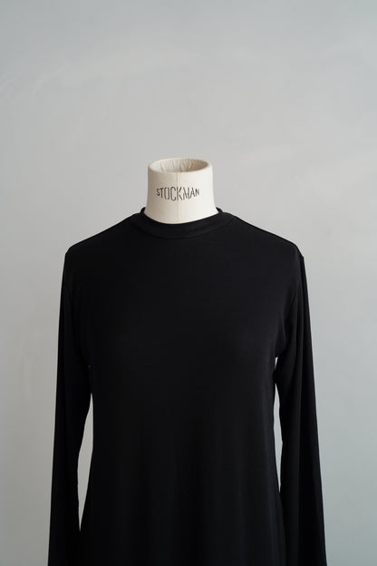 Smooth Sheer Onepiece / BLACK
