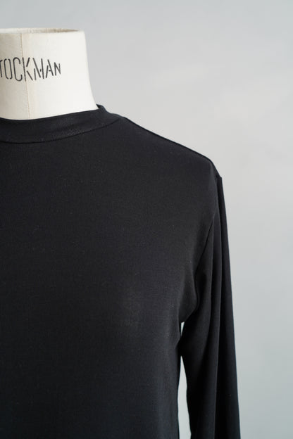 Smooth Sheer Onepiece / BLACK