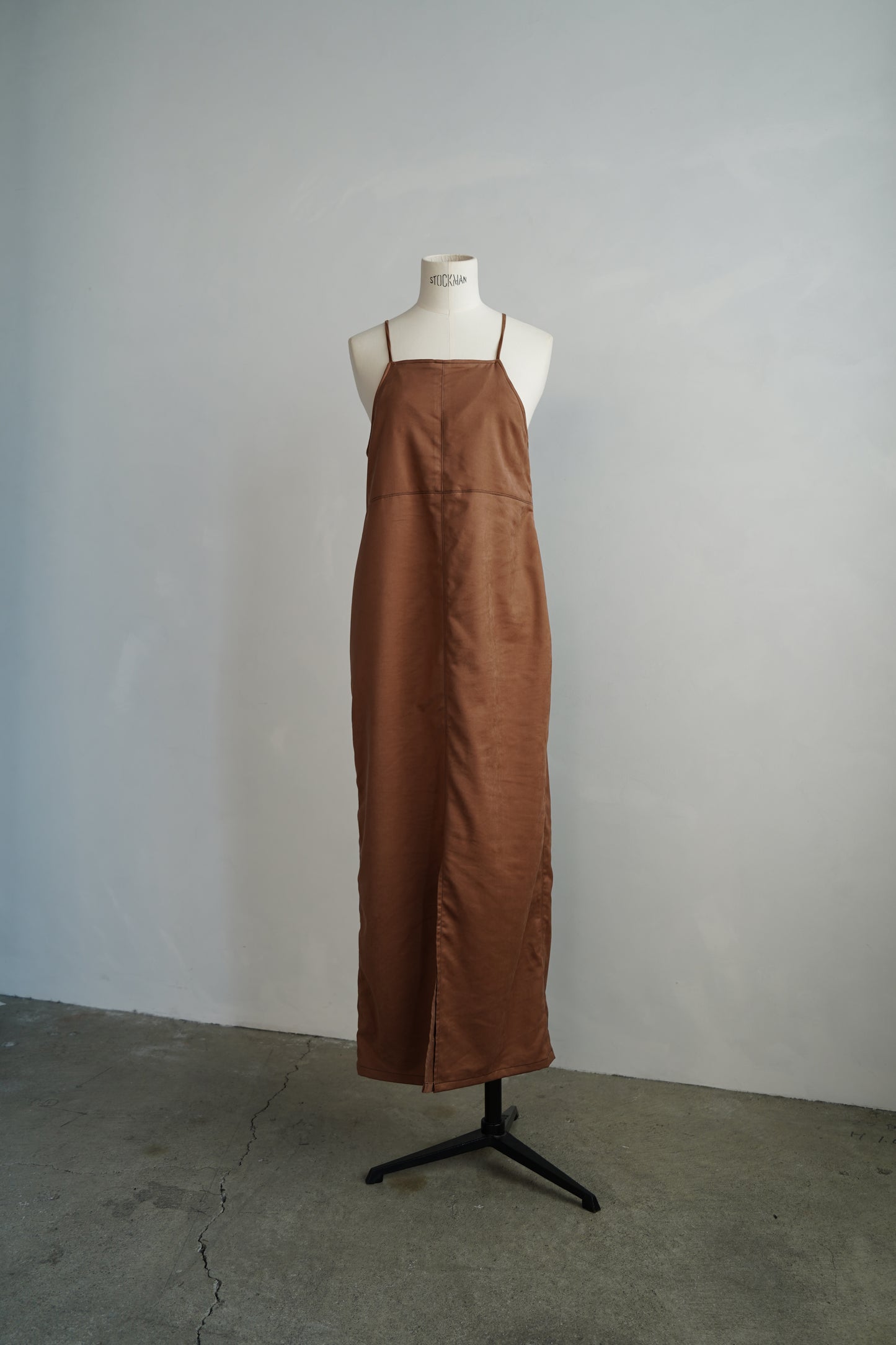 Soft Suede Dress / BROWN -10月20-25日発送-