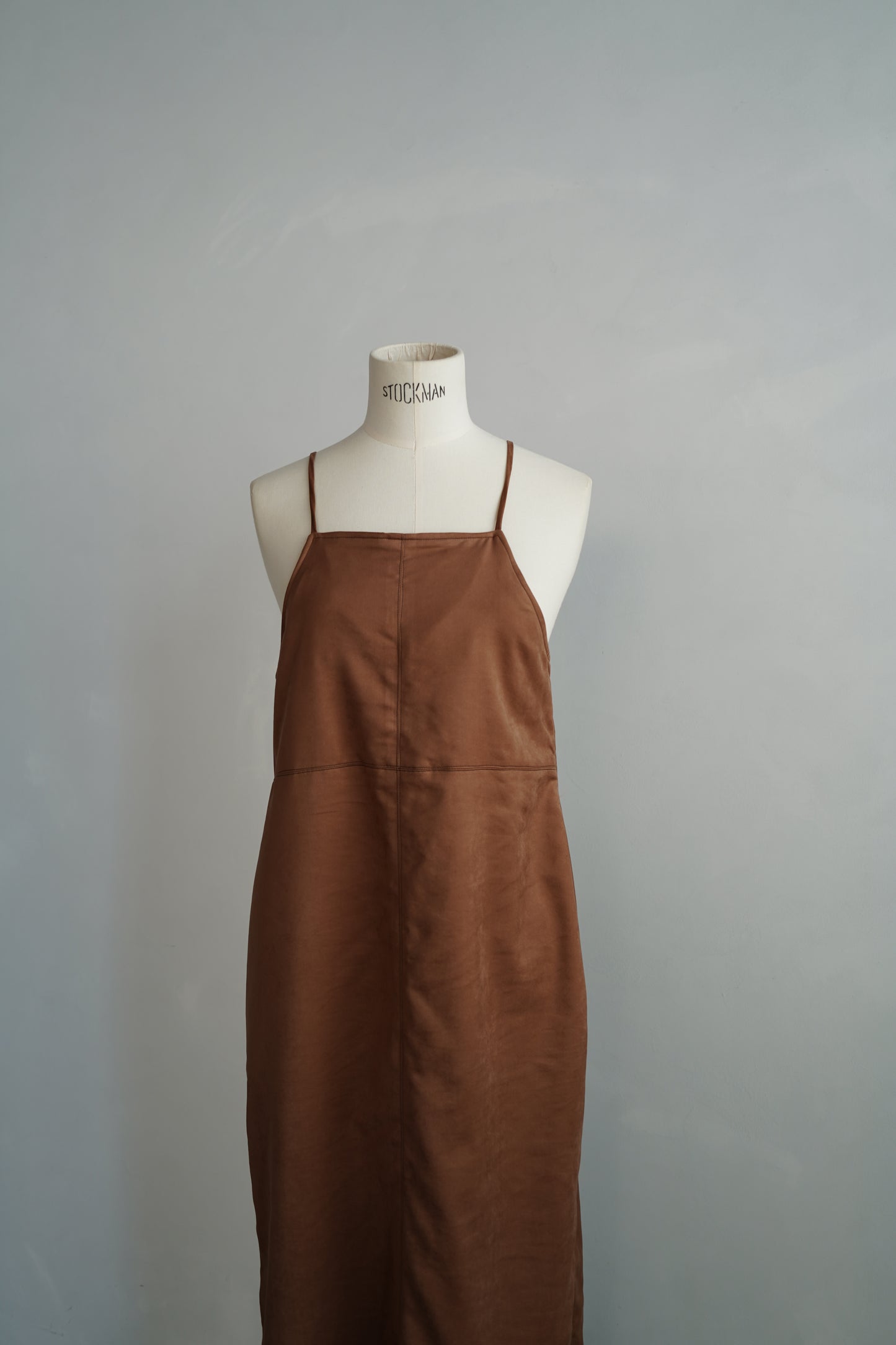 Soft Suede Dress / BROWN -10月20-25日発送-