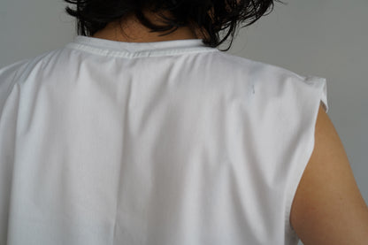Nosleeve Short Top / WHITE -6月25-30日発送-