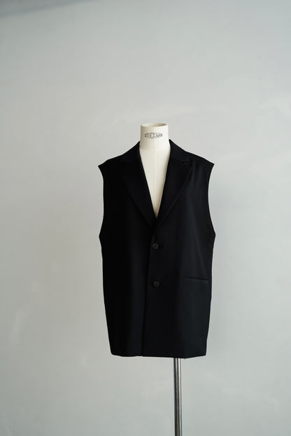 Tailored Vest / BLACK