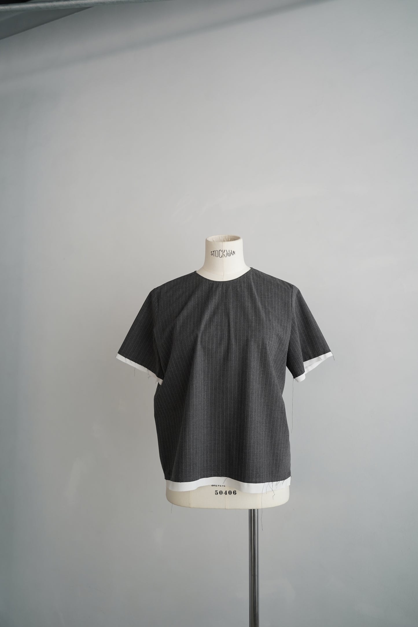 Essential Half Top / PINSTRIPE -7月10-15日発送-