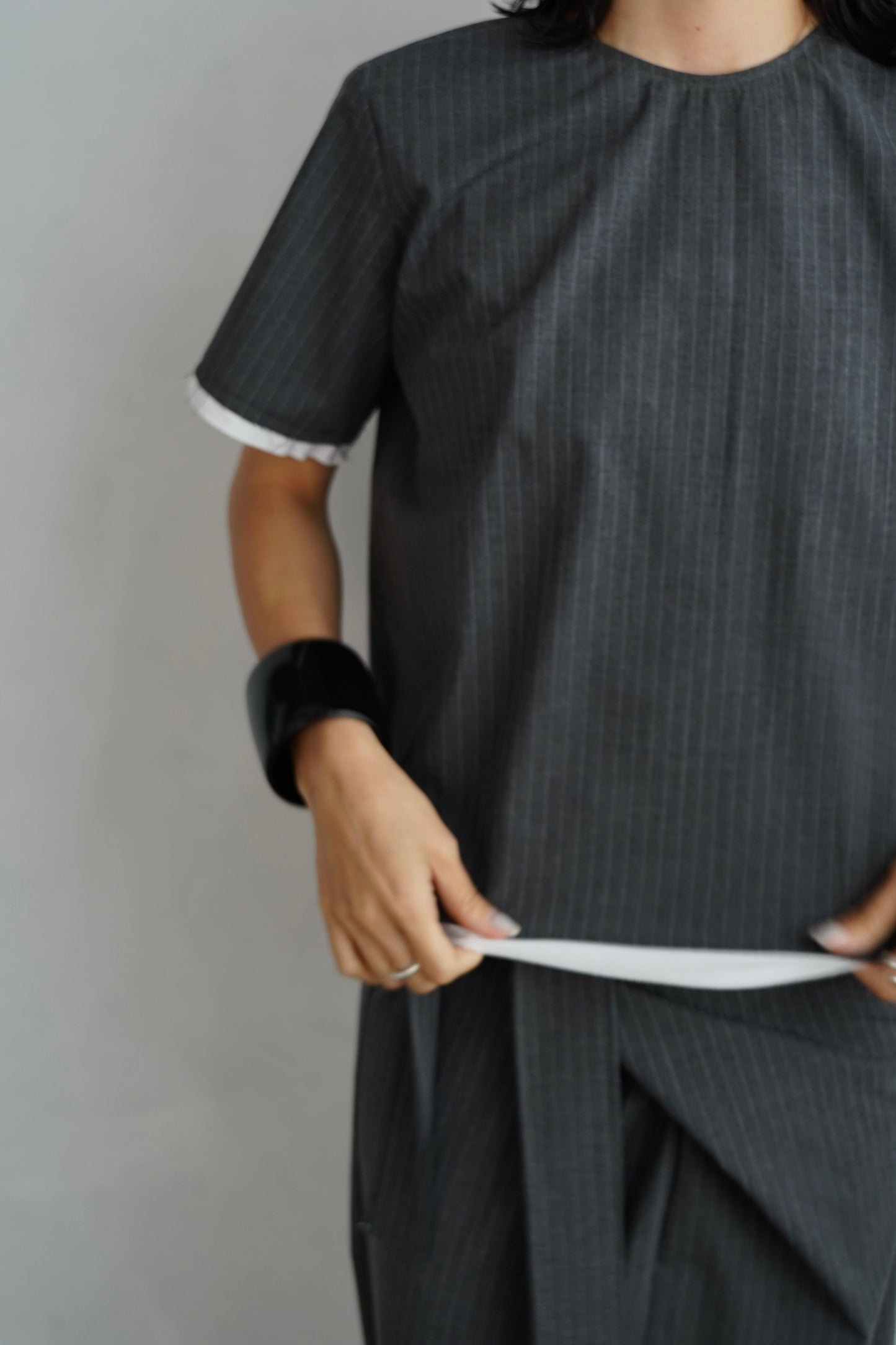 Essential Half Top / PINSTRIPE -7月10-15日発送-