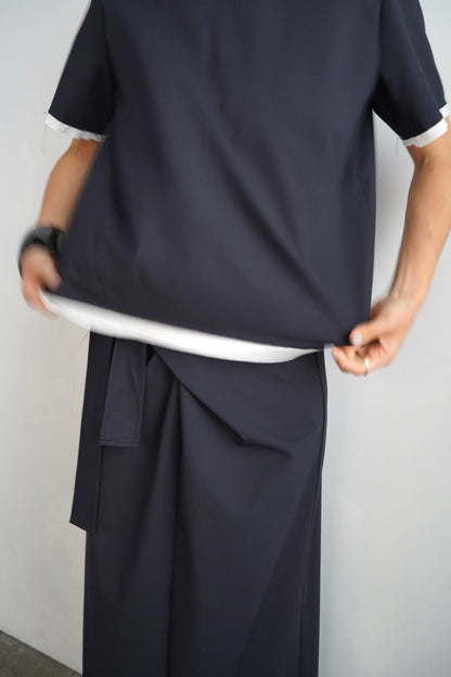 Essential Half Top / NAVY -7月10-15日発送-