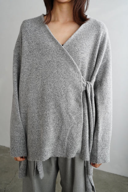 Cachecoeur Knit Cardigan / GRAY