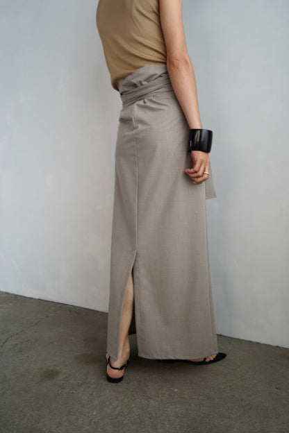 Essential Wrap Skirt / BEIGE -7月10-15日発送-