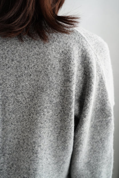 Cachecoeur Knit Cardigan / GRAY