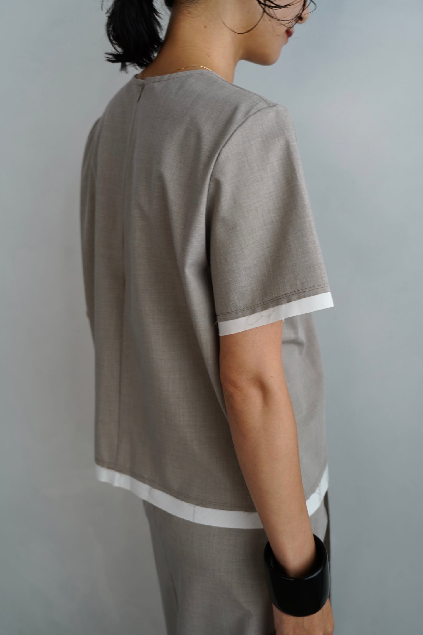 Essential Half Top / BEIGE -7月10-15日発送-