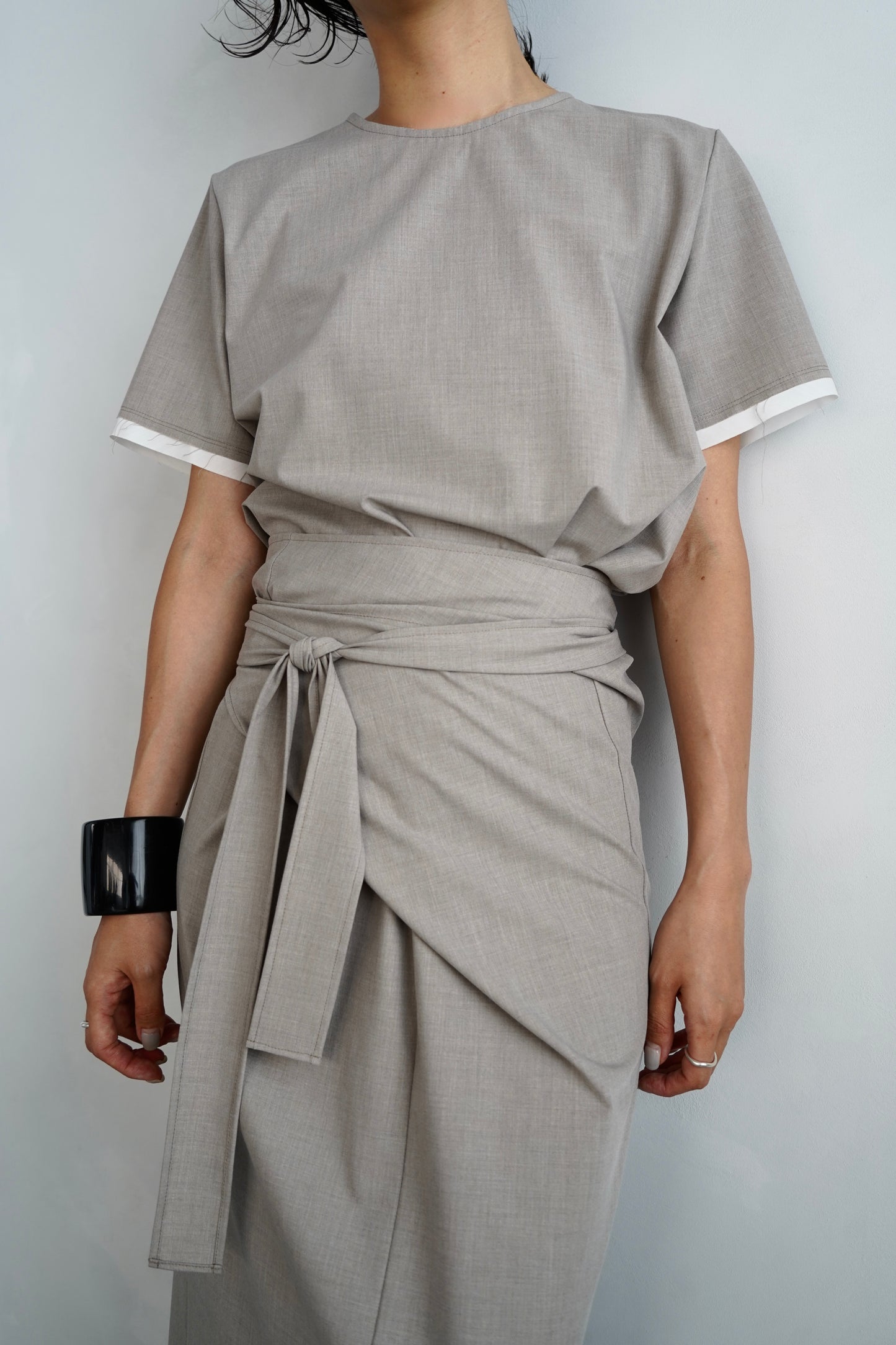 Essential Wrap Skirt / BEIGE -7月10-15日発送-