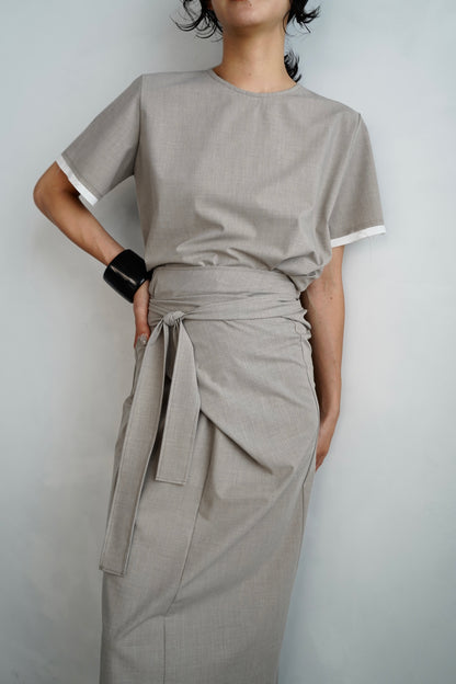 Essential Half Top / BEIGE -7月10-15日発送-