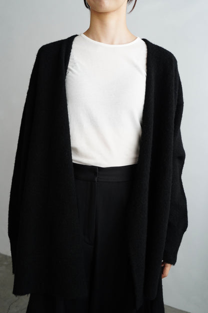 Cachecoeur Knit Cardigan / BLACK