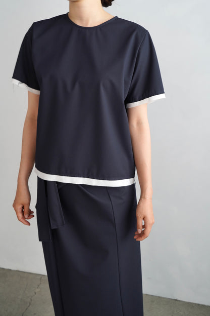 Essential Half Top / NAVY -7月10-15日発送-