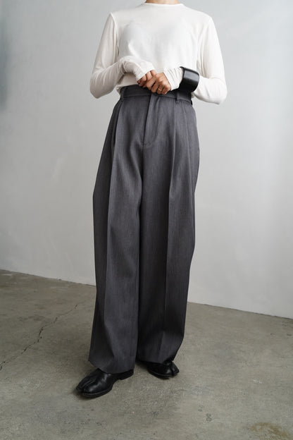 Wool Tack Pants / CHARCOALGRAY -11月26-28日発送-