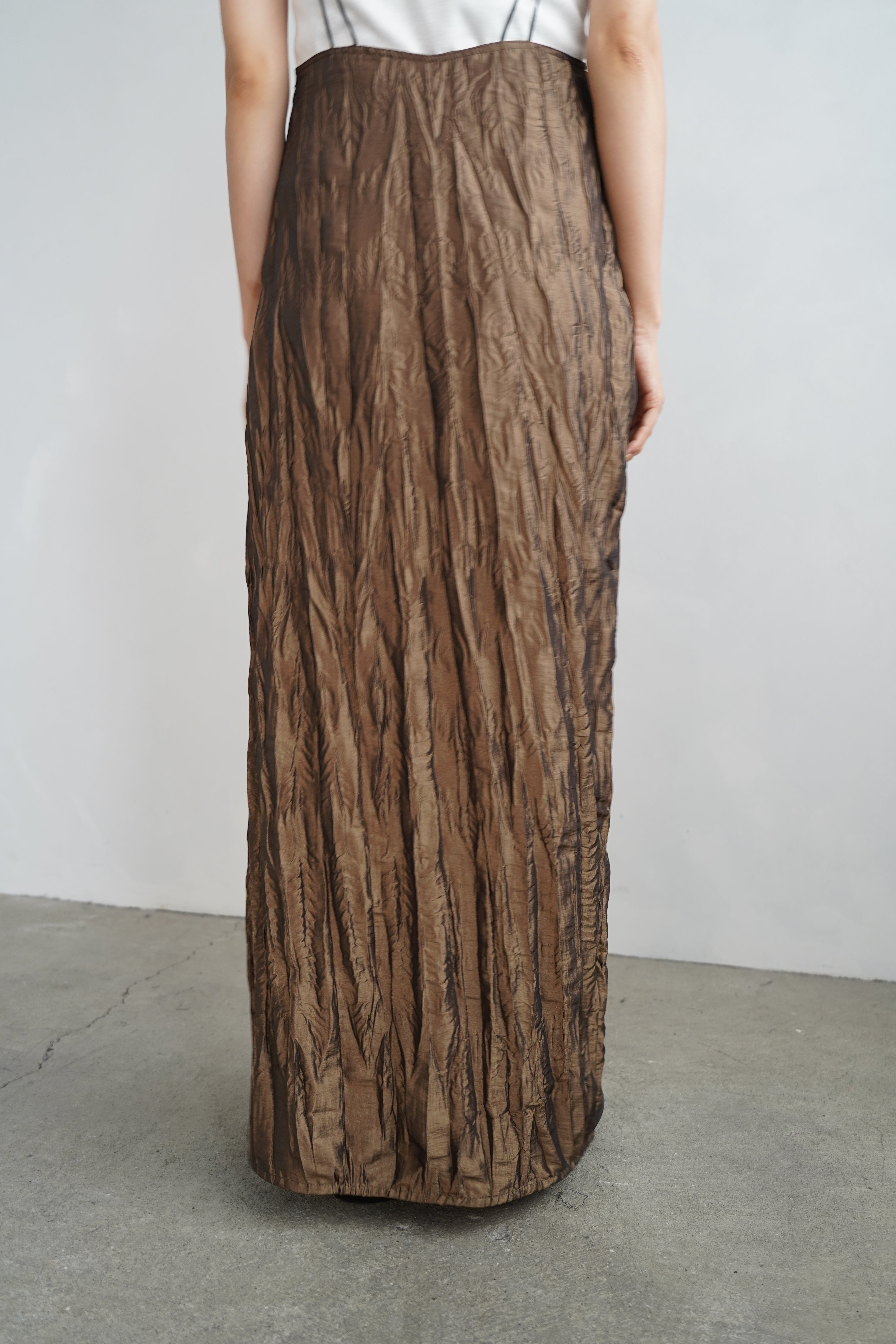 Washer Cami Dress / GOLD -8月10日発送- – &her