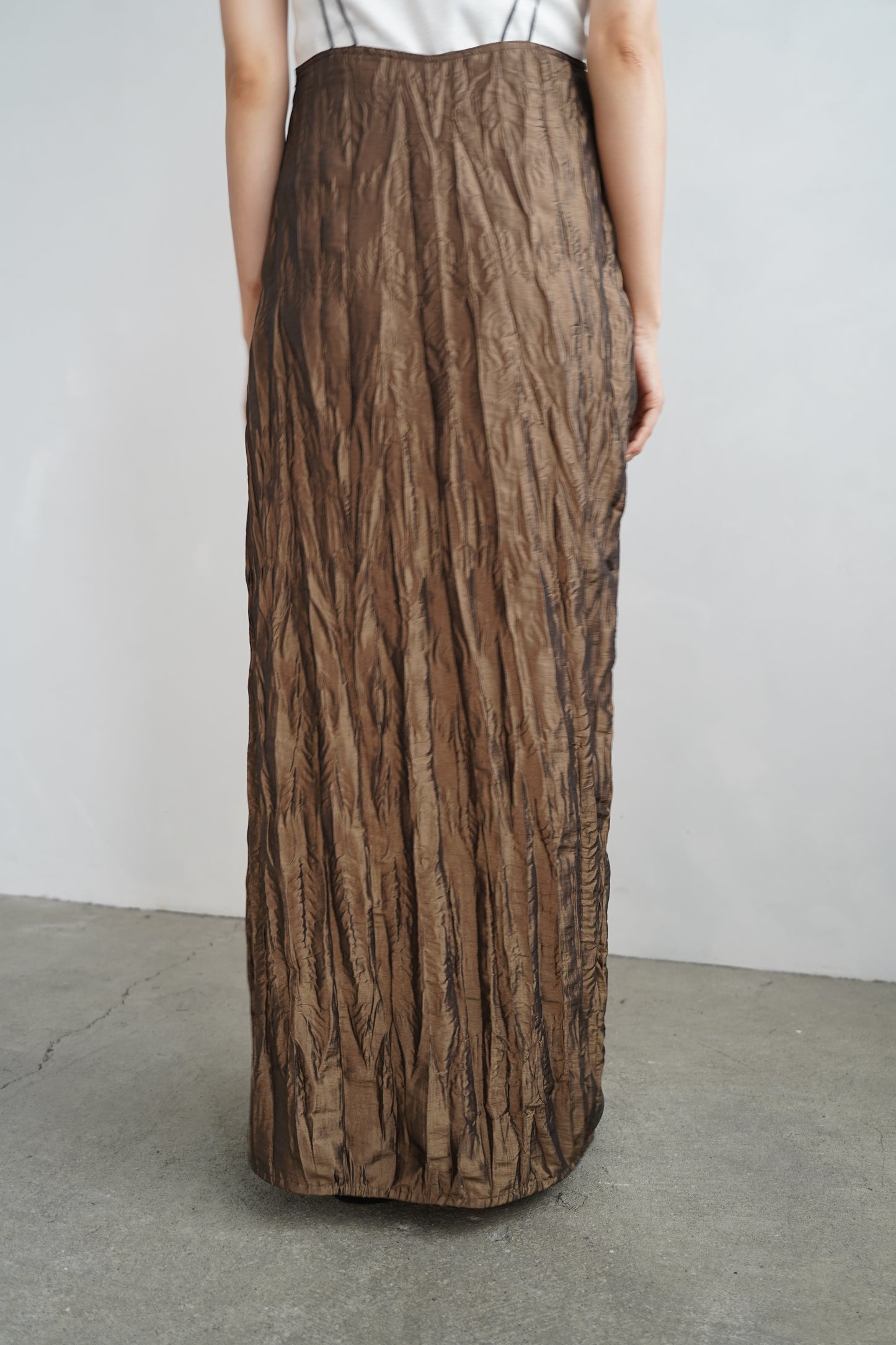 Washer Cami Dress / GOLD -8月10日発送-