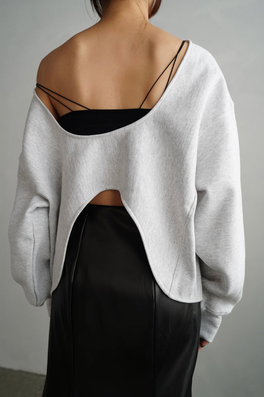 Round Sweat Pullover / GRAY -12月5日発送-