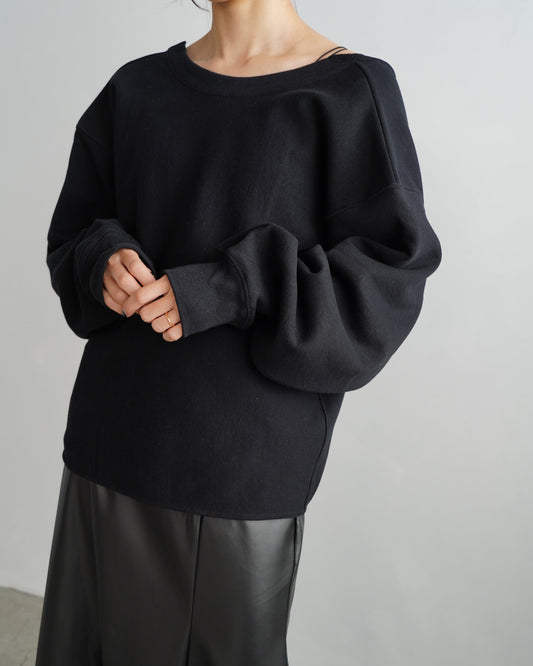 Round Sweat Pullover / BLACK -12月5日発送-