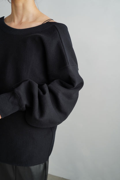 Round Sweat Pullover / BLACK -12月5日発送-