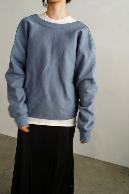 Round Sweat Pullover / ASHBULUE -12月5日発送-
