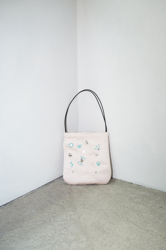 Adorn Satin Bag / PINK -8月25日発送-
