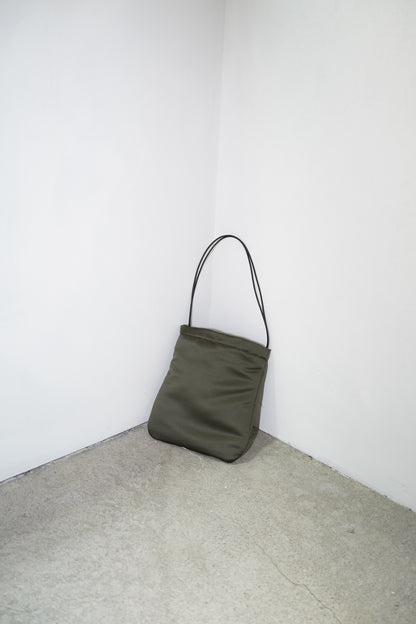 Adorn Satin Bag / KHAKI -8月25日発送-